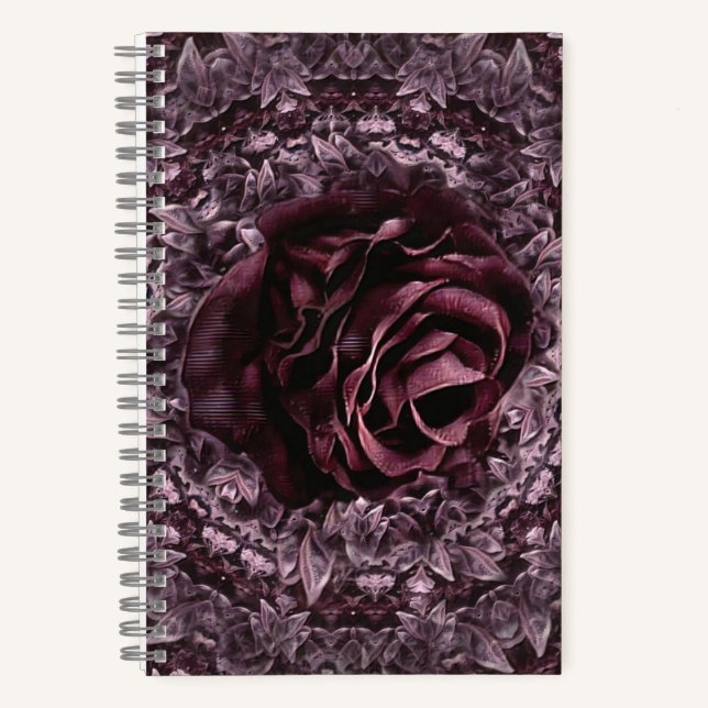 Rose Mandala  Notebook (Front)