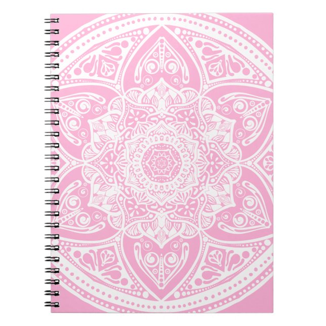 Rose Mandala Notebook (Front)