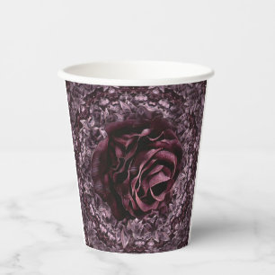 Rose Mandala  Paper Cups