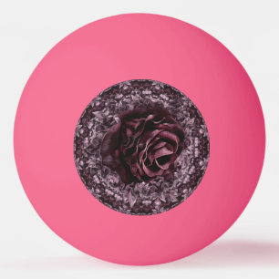 Rose Mandala Ping Pong Ball