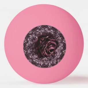 Rose Mandala Ping Pong Ball