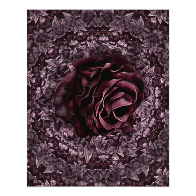 Rose Mandala  Poster (Front)