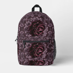 Rose Mandala  Printed Backpack