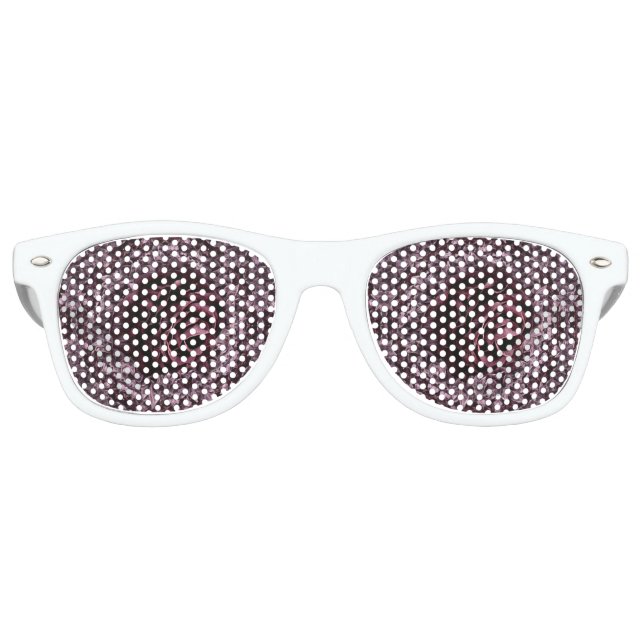 Rose Mandala  Retro Sunglasses (Front)