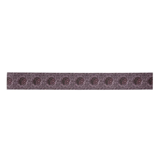 Rose Mandala  Satin Ribbon (Front)