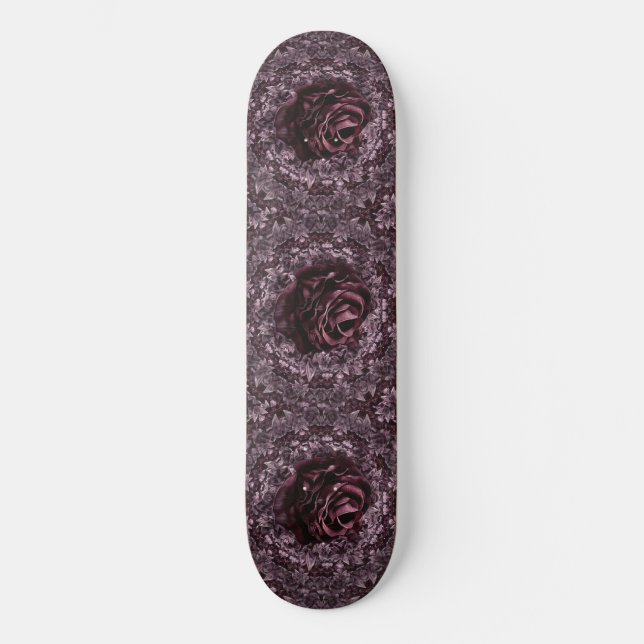 Rose Mandala  Skateboard (Front)