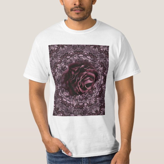 Rose Mandala  T-Shirt (Front)