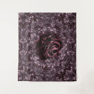 Rose Mandala  Tapestry