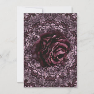 Rose Mandala Thank You Card