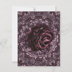 Rose Mandala Thank You Card