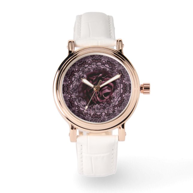 Rose Mandala  Watch (Front)