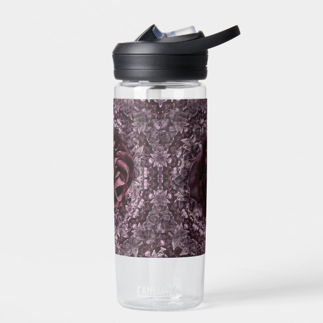 Rose Mandala  Water Bottle (Left)