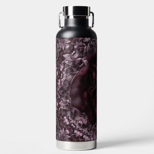 Rose Mandala  Water Bottle (Front)