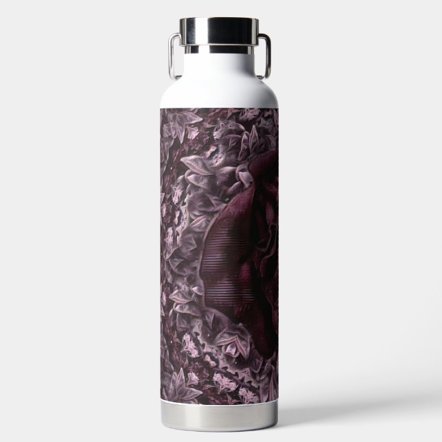 Rose Mandala  Water Bottle (Front)