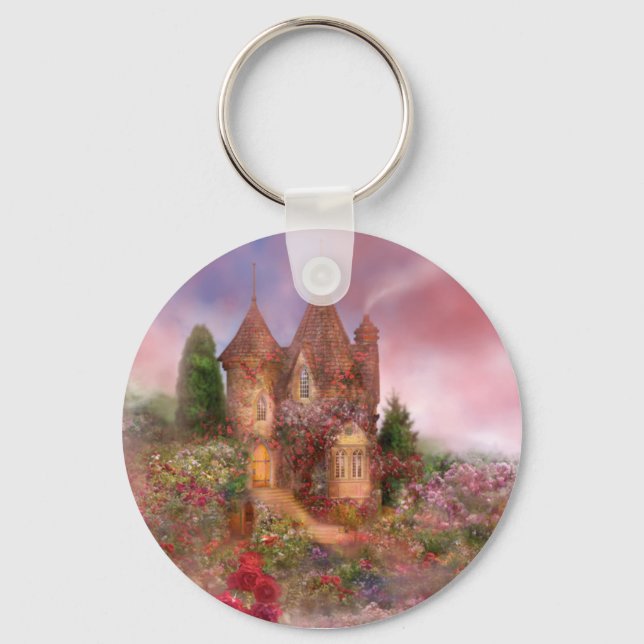Rose Manor Art Keychain (Front)