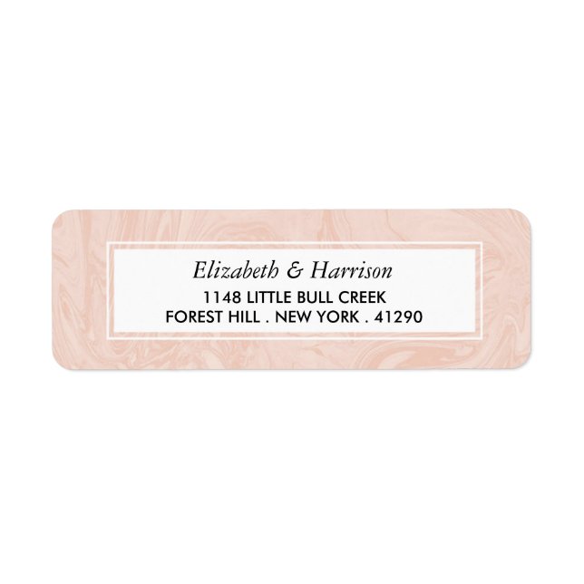 Rose marbré Élégant mariage vintage  marbré (Devant)