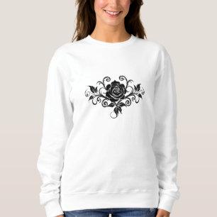 Rose Mark Women's Sweatshirt with Soft Comfort