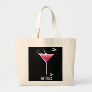 Rose Martini de sac fourre-tout à barman