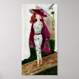 Rose: Matisse Doll Fashion Poster