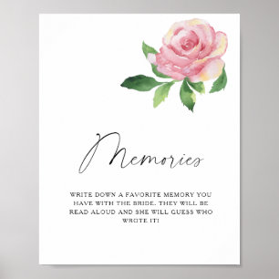 Rose - memories with the bride poster