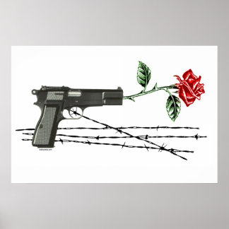 Rose Message Poster