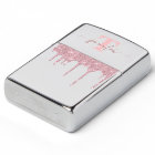 Rose métallique à goutte Parties scintillant or Mo