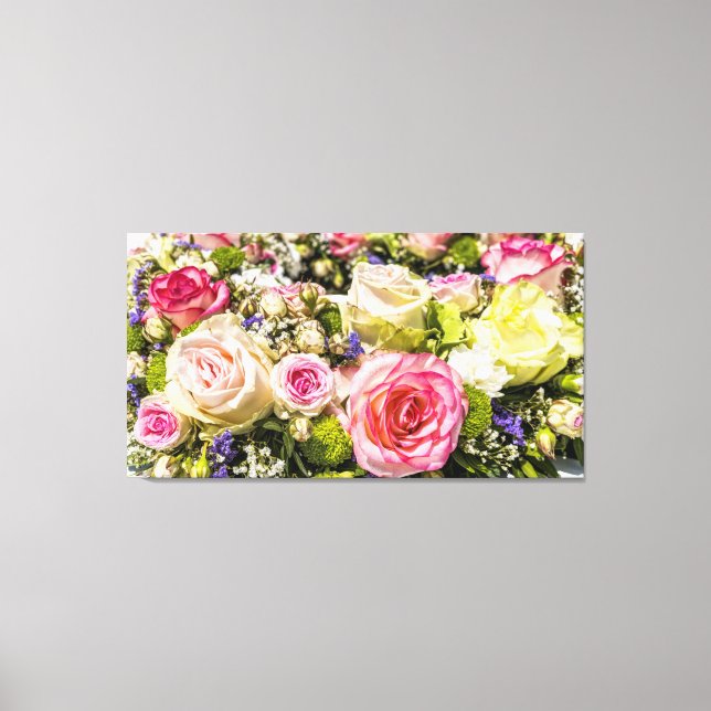 Rose Mix Two Canvas Print (Front)