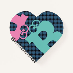 ROSE MODERNE BLEU CLAIR Turquoise CUIT CARNET