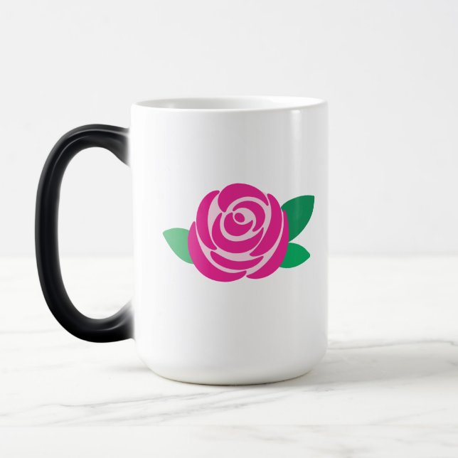 Rose Motif Mug (Left)