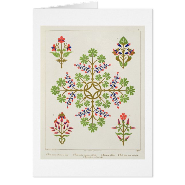 Rose motif wallpaper design, printed by M. & N. Ha (Front)