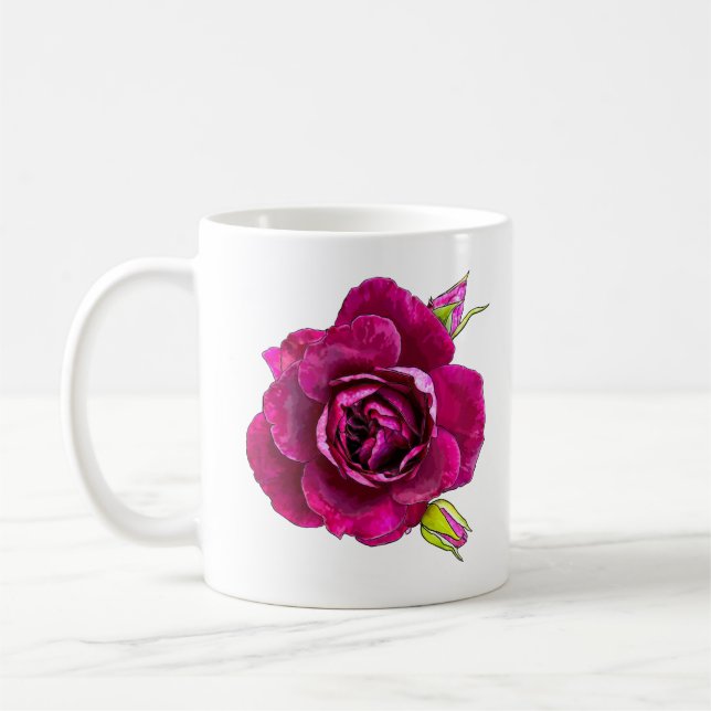 Rose Mug (Left)