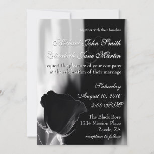 Rose Noire Invitation