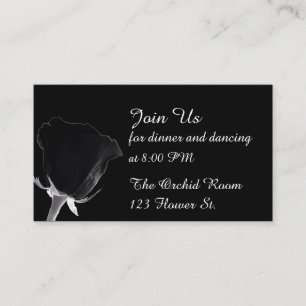 Rose Noire Reception Cards