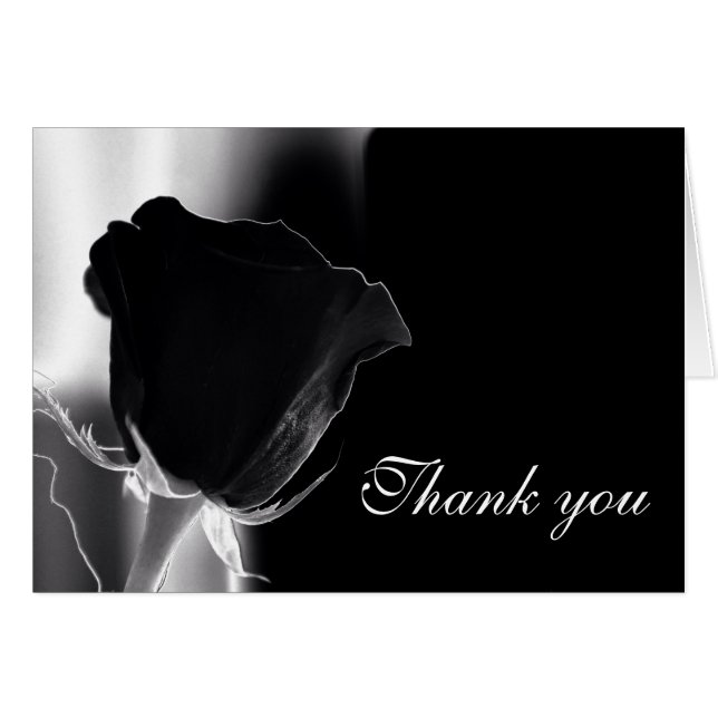 Rose Noire Thank You (Front Horizontal)