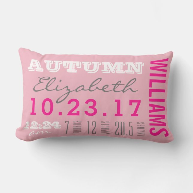Rose nouveau-né de bébé du coussin | de détails de (Recto)