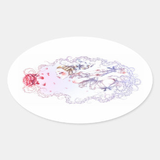 Rose of Versailles Oval Sticker