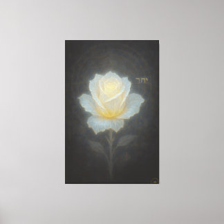 Rose of Witness collection: “Truth Veiled in Glory Canvas Print