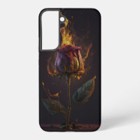 rose on fire