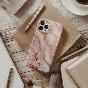 Rose Opulence – Luxury Pink Elegant Designer Glam iPhone 16 Case