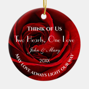 Rose or Candle Photo Ornament by HAMbyWG