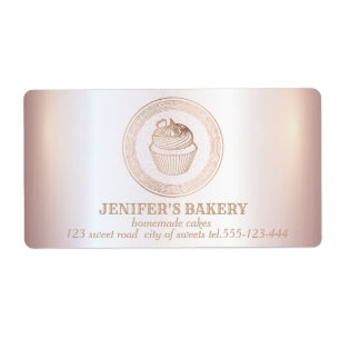 Rose or cupcakes maison et gâteries emballage