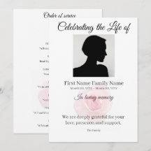 Rose order of service