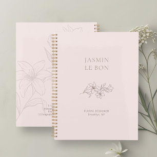 Rose pâle   Chic minimaliste floral