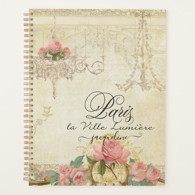 Rose Paris Chandelier Elégant Mariage nuptial (Devant)