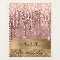 Rose Parties scintillant or goutte d'or rayures d'