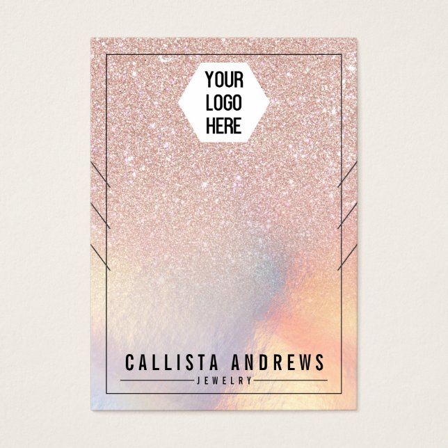 Rose Parties scintillant or Iridescente Colliers A (Devant)