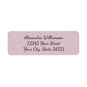 Rose Parties scintillant rose Fille Glam Nom du sc