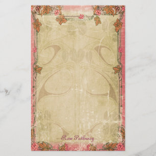 Rose Pathway - Art Nouveau Stationery