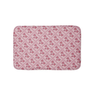 Rose Pattern Bath Mat