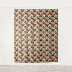 Rose Pattern Beauty Tapestry
